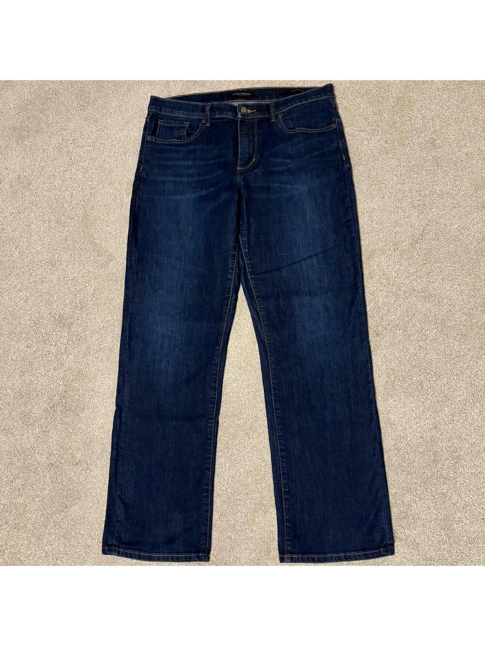 Banana Republic Womens 34x30 Girlfriend Jeans Dark Wash Blue Denim, Sz 31
